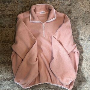PARKE-Boat Fleece Sweatshirt - Pink